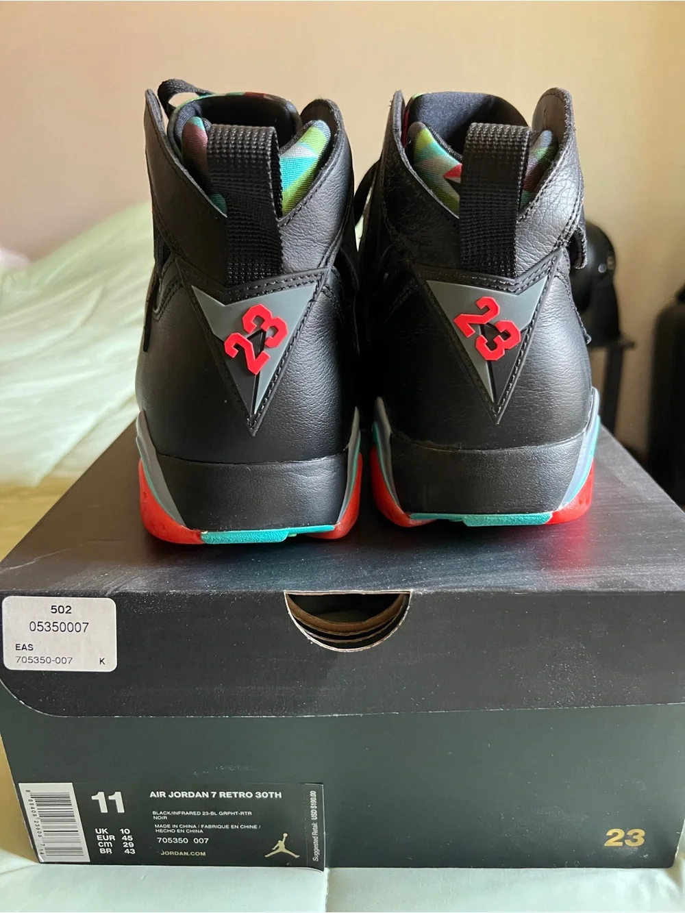 Size 11 - Air Jordan 7 'Barcelona Nights' 30th Anniversary Edition